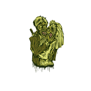 Koszulka Zombies Kiss