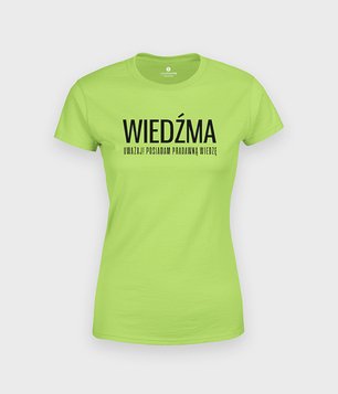 Wiedźma - napis