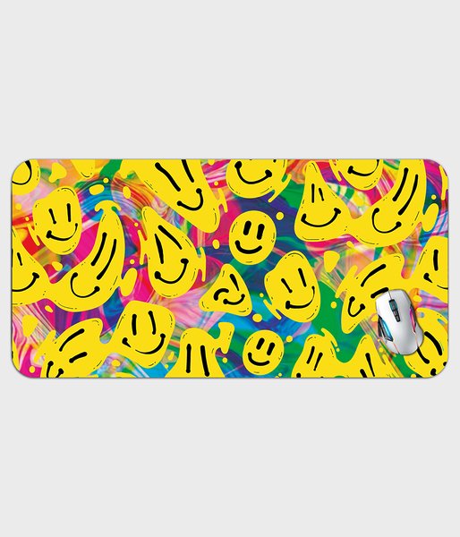 Acid Smile - podkładka pod mysz gamingowa xxl (120x60 cm)