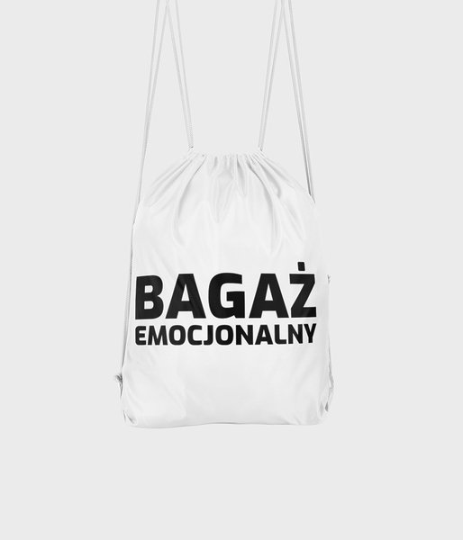 Bagaż emocjonalny - plecak workowy fullprint