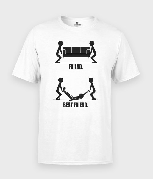 Best friend pomoc - koszulka męska