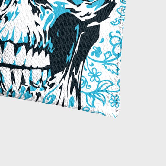 Blue skull 2 - torba full print-3