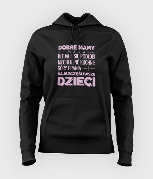 Dobre Mamy - bluza damska z kapturem