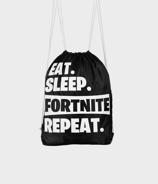 Eat Sleep Fortnite Repeat - plecak workowy fullprint