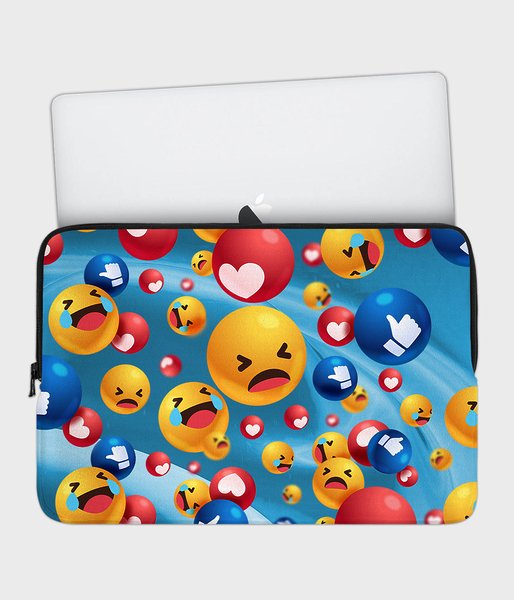 Emojis - etui na laptopa 17 cali