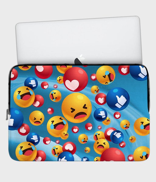 Emojis - etui na laptopa 19 cali