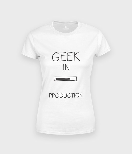 Geek in production - Ciąża  - koszulka damska ciążowa