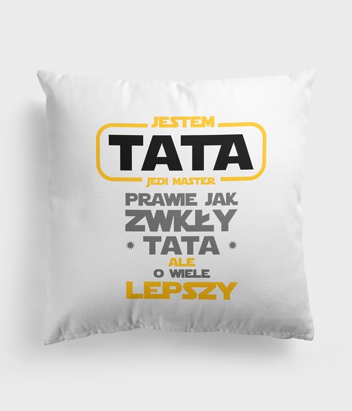 Jestem Tata Jedi Master - poduszka