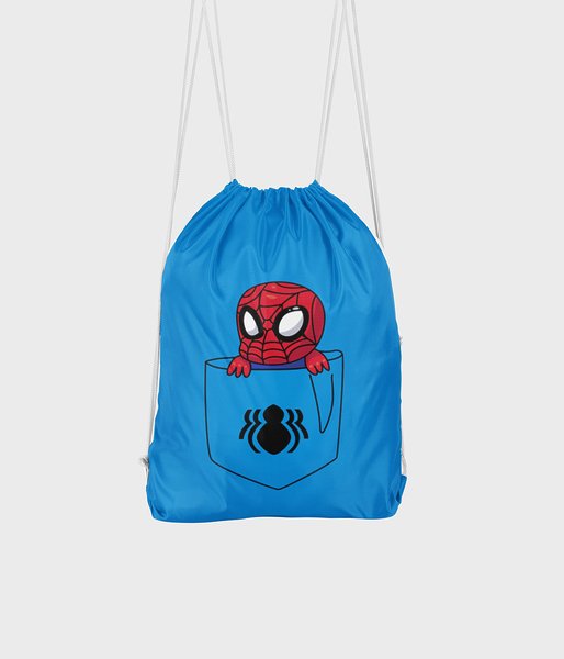 Kieszonkowy Spiderman - plecak workowy fullprint