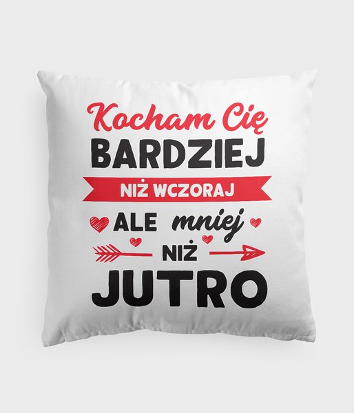 Kocham Cię bardziej - poduszka