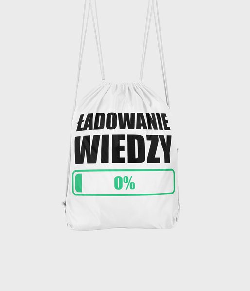 Ładowanie Wiedzy - plecak workowy fullprint