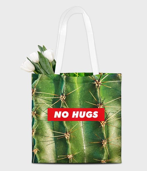 No hugs - torba full print