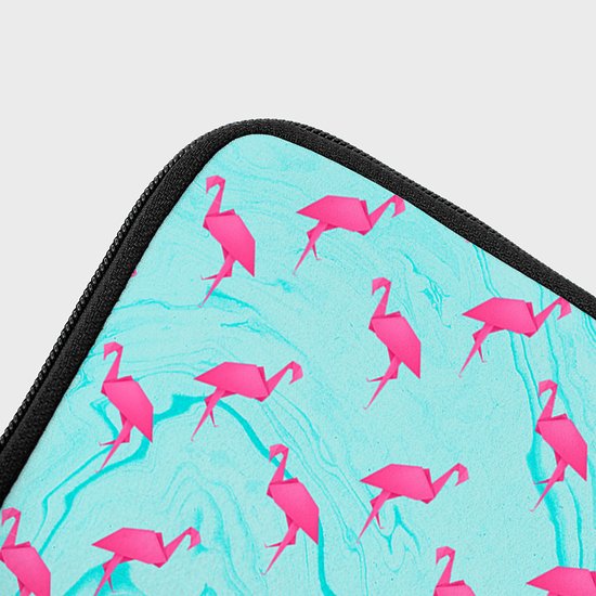 Origami flamingo - etui na laptopa 19 cali-4