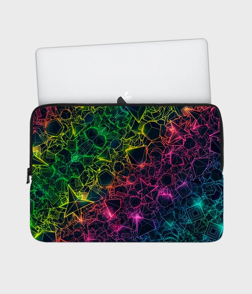 Psychodeliczne kształty - etui na laptopa 13 cali