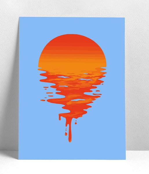 Sunset 4 - plakat a3