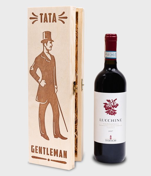 Tata gentleman - skrzynka na wino