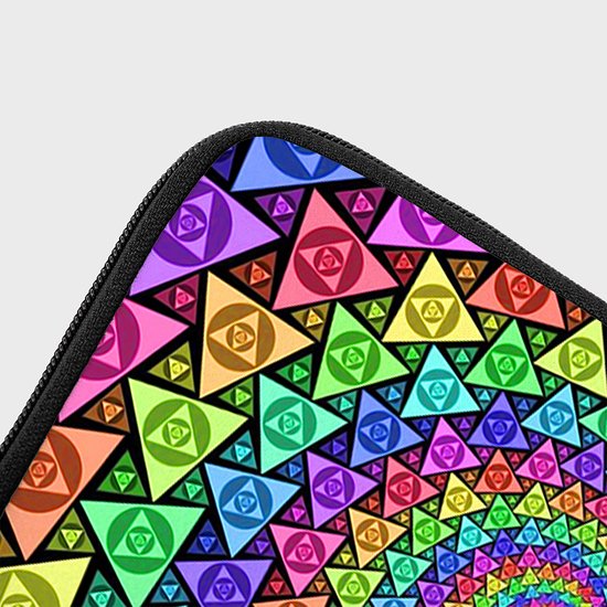 Trippy triangles - etui na laptopa 13 cali-4