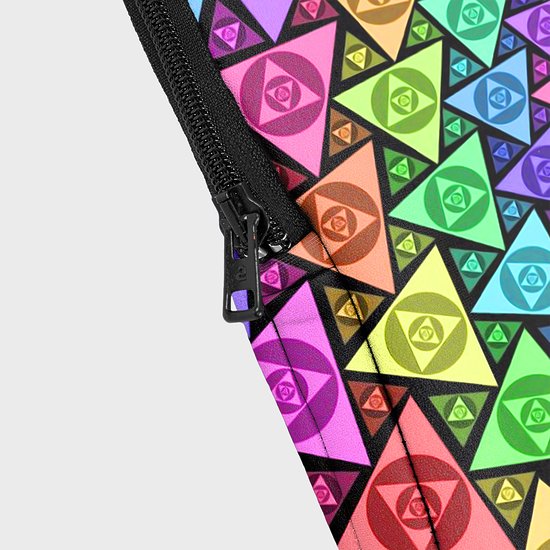 Trippy triangles - etui na laptopa 15 cali-2