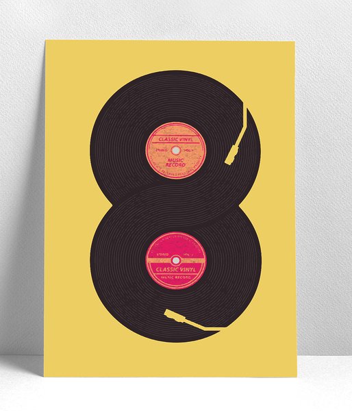 Vinylove - plakat a3