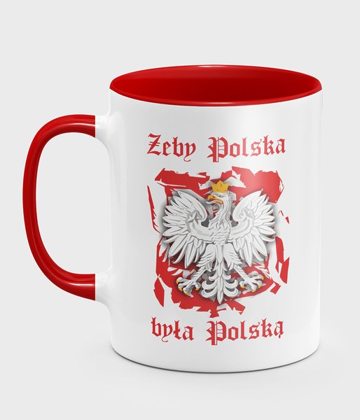 Żeby Polska była Polską - kubek kolorowy