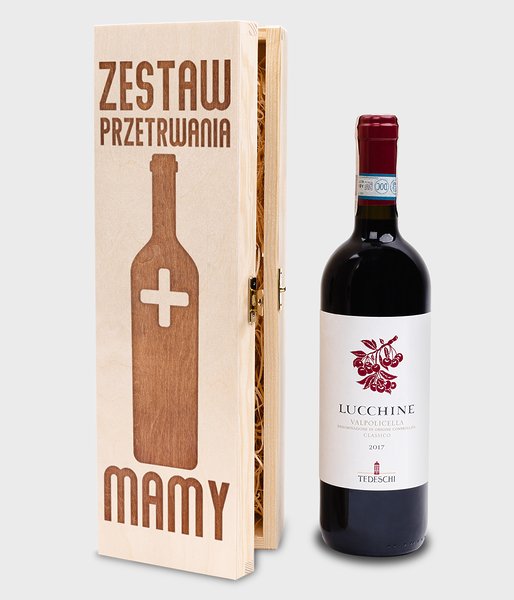 Zestaw przetrwania - skrzynka na wino